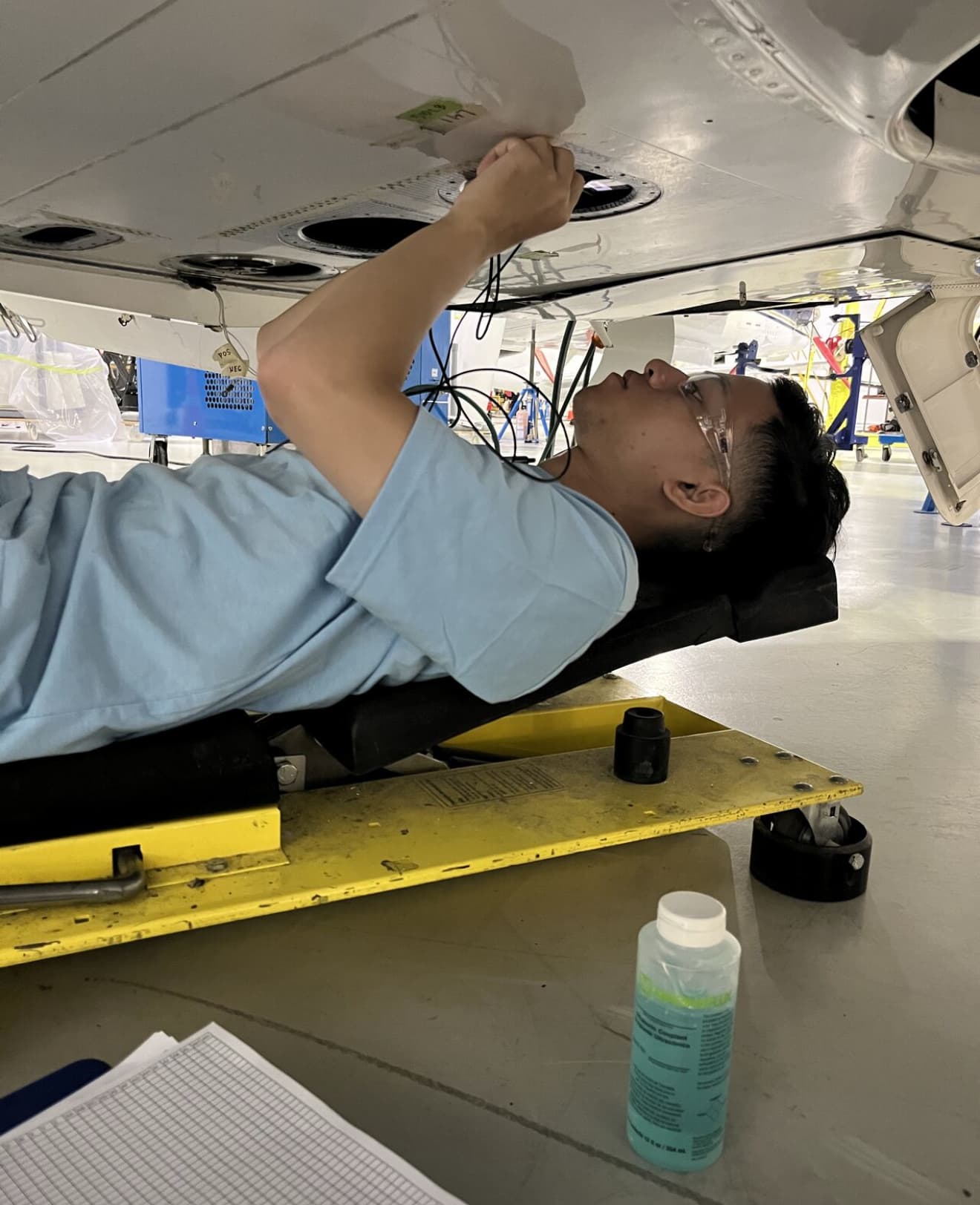 NDT Training Student